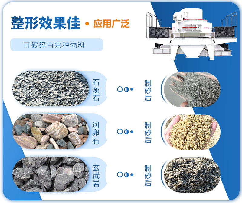 制造沙子的機器應用物料